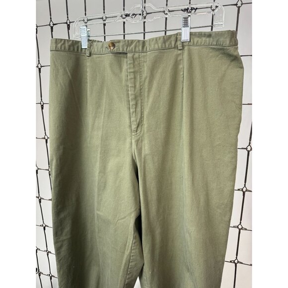 Rafaella Woman Olive Green Cotton/Spandex Pants 20W Elastic Waist - Picture 15 of 16